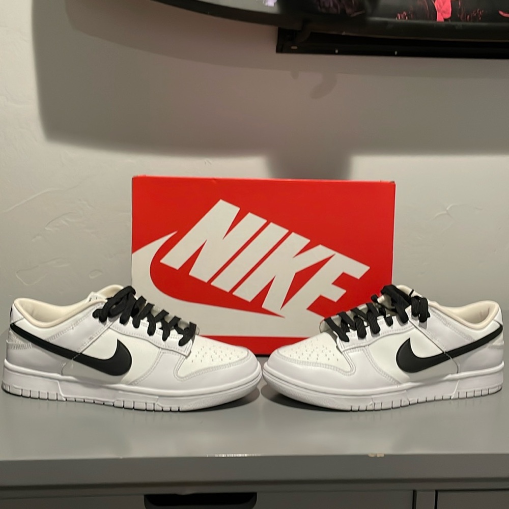 white and black